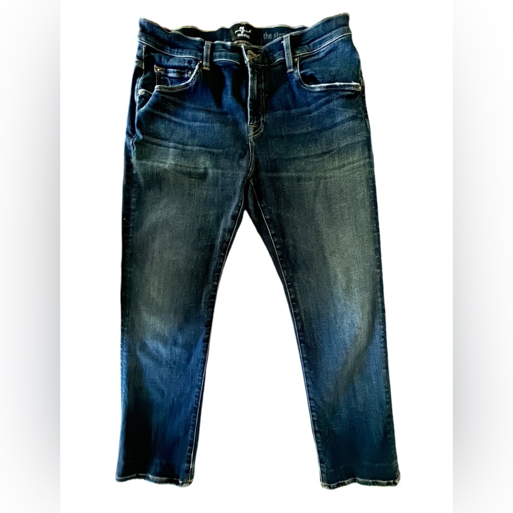 7 for all Mankind- Luxe Sport The Straight Jeans-‎ 34x28- Excellent condition!!